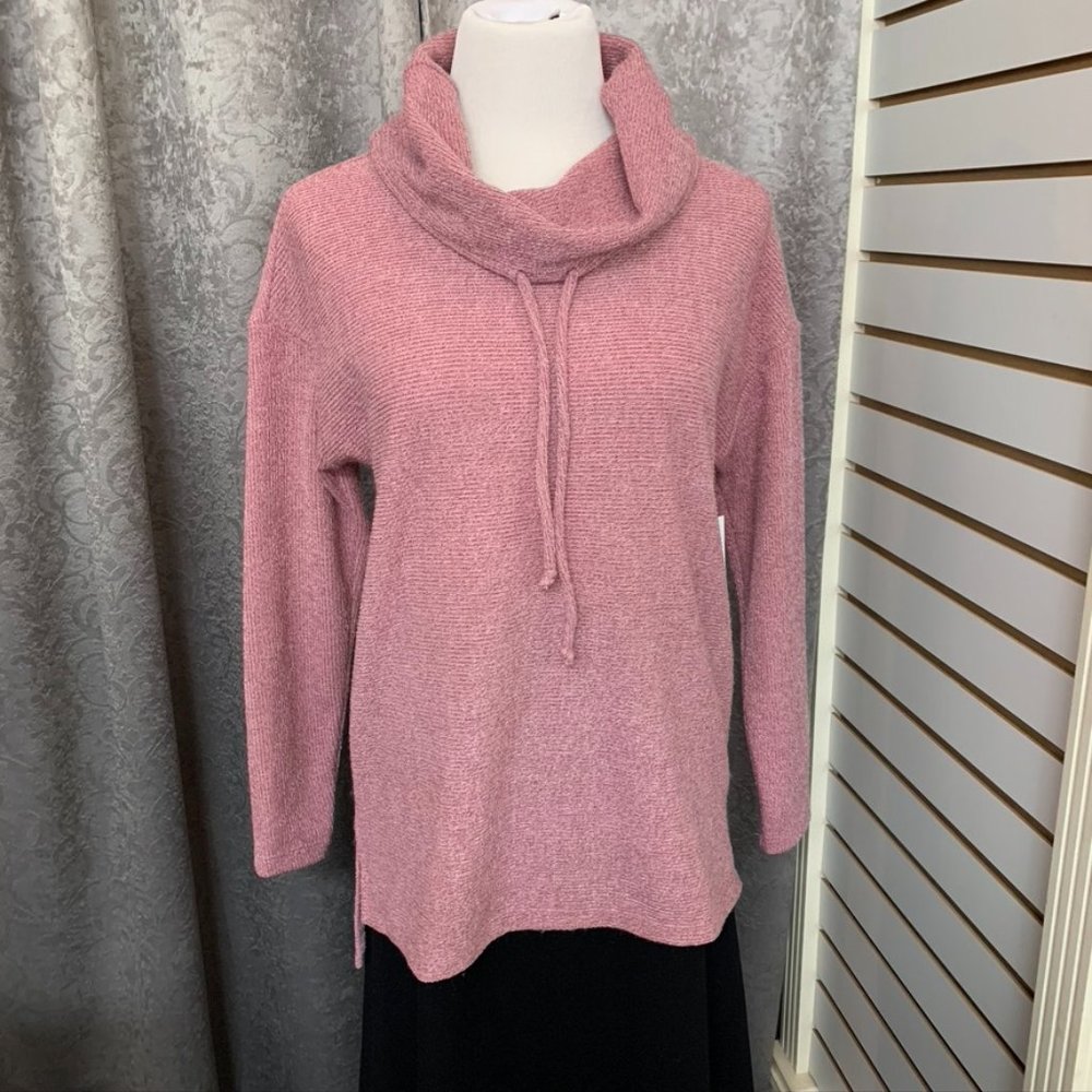 NWT - Tribal Cowl Neck Knit Top